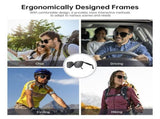 AI Glasses,Instant Translation Smart Glasses,Built-In Speakers & R Mic Bluetooth Glasses for Women V1369-AZ3-W-10978