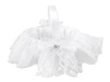 Wedding Flower Girl Basket White Lace Classic Gift Ceremony Supplies for Rose Petals V1294-YM0706-3115230069511