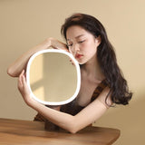 LED Makeup Mirror, Rechargeable Table Makeup Lights, 3X Magnification, Adjustable Brightness, Touch V1192-AZ-W-11453
