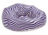 Inflatable Chair PVC Wave Strip Pattern Ergonomic Desig Minimalism Inflatable Beanbag Chair Blue V1294-YM0901-3116240034711