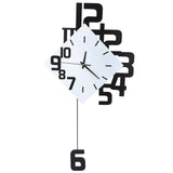 Nordic Style Wrought Iron Wall mounted Clock Hanging Wall Clock Living Room Bar V1294-YM0901-JY34064