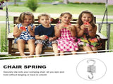2-Pack Galvanized Steel Garden Swing Springs, Low Noise Heavy Duty Replacement for Outdoor Swing V1192-AZ-W-27789