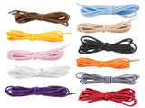 harmtty 1 Pair Sneaker Shoelaces Wear-resistant Elastic with Metal Buckles Lock Shoe Laces for Slip V1189-WXFWAL-20260319-00382