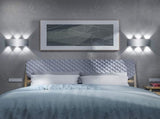 LED Wall Light 18W Indoor Square Aluminum Up Down Lamp Cool White for Bedroom Office Hallway V1237-ZY-522-0062