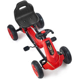 Go Kart 4 Wheel Pedal Ride On Toy for Kids Ages 3-8 Adjustable Seat Red V952-ETTBCJTK38S6FXZBJV0