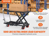 Hydraulic Lift Table Cart, 330lbs Capacity 28.5" Lifting Height, Manual Single Scissor Lift Table V952-DJYYSJPTCHS4JSQNFV0
