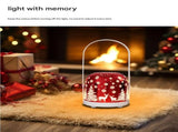 Portable Christmas LED Lantern - Dimmable, 3 Color Temps, 5200mAh Battery & Memory Function V888-ELOSUNG35805