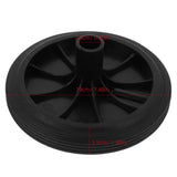2-Pack Replacement Rubber Wheels for Garbage Cans, Wear-Resistant, Ideal for Buildings and Outdoor V1192-AZ-W-25696