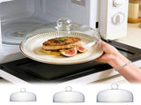 Microwave Cover, Glass Splatter Guard for Microwaves to Keep Interior Clean, Transparent Lid to V1192-AZ-W-30152