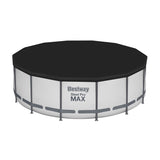 Bestway Swimming Pool 427x427x122cm Steel Frame Above Ground Pools Round Filter Pump Ladder BW-POOL-R-427-5612Y