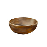 Halo Swirl Resin Serving Bowl – Latte- Marbled Decorative & Serveware Bowl V1026-KLCMRDDA0028