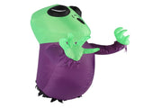 Window Blow Up Alien 3.9ft LED Powerful Blower 210T Polyester Fiber IP44 Water Resistant Ghost Broke V1294-YM0901-3115240071111