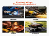 Welding Blanket, 1829mm x 2438mm Silicone Coated Fiberglass Welding Blanket, 1800&degF Heat Resistant V952-GJTCBLXWHTTCEJ8VR001V0