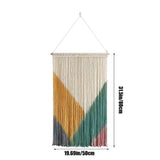 Wall Hanging, Boho Tapestry Wall Decor, Handmade Woven Hanging Decor Chic Bohemian Wall Art Home V1370-AZ4-08531