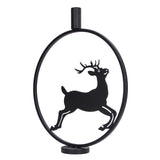 Deer Candle Holder Black European Style Tealight Holder Wall Decoration for Wedding Party V1294-YM0715-3115210264911