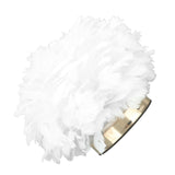Feather Table Lamp USB Type C 5V Touch Control Stepless Dimming LED Table Lamp for Bedroom Cafe V1294-YM0703-3119230061411