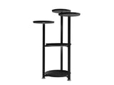 Levede Plant Stand Outdoor Indoor Flower Black Medium UM1189-M-BK_NZ