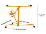 3353mm Drywall Lift, Heavy-Duty 68 kg Sheetrock Hoist with Adjustable Telescoping Arm, Lockable V952-SPSJJHS95FT1QDU00001V0