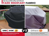 Grill Cover 55 Inch for Outdoor Grill, Heavy Duty, Waterproof, Fade Resistant, BBQ Cover with V1258-DP02-C-139
