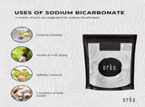 Orku 1Kg Sodium Bicarbonate Food Grade Baking Soda Aluminium Free NaHCO3 Powder V238-SUPDZ-30943945883728