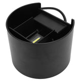 12W Outdoor LED Wall Lamp IP65 Waterproof Aluminum Up and Down Lighting Wall Light AC85265VBlack V1294-YM0901-3119210015112