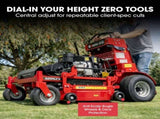BAUMR-AG 32" Stand-On Zero-Turn Mower, Electric Start, 23hp, 764cc, Hydrostatic Drive, 10 Cut V219-MOWRIDBMS32A