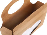Brown Paper Wine Bottle Box, 50Pcs, Multi-Functional Storage for Home and Travel V1369-AZ3-W-18014