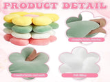 4 Pcs Flower Floor Pillows Cute Plush Flower Throw Pillows Daisy Floor Seat Cushion Chair Pads for V1258-DP02-WO-46