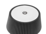 LED Cordless Table Lamp Iron Plastic Pleated Touch Control Stepless Dimmable USB Rechargeable V1294-YM0901-3119240085011