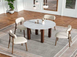 Willowmarble Round Dining Table V264-DNT-431S-WLA-11M