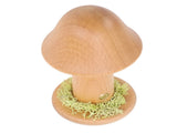Mushroom Lamp Rechargeable Stepless Dimmable 3 Color Temperature Cordless Solid Wood 150&deg Rotatable V1294-YM0901-3119240147411
