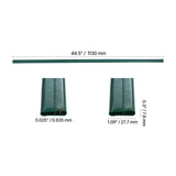 Bottom Locking Privacy Slats, Double-Wall Vertical Bottom-Locking Slats for Chain-Link Fence, V952-SBYSBTSBPE4F2D64PV0