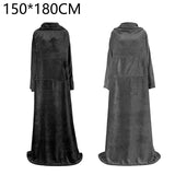 Portable Blanket with Sleeves Winter Soft Sherpa Weighted Blanket Sofa Blanket Adult Warm Long Lazy V1188-ZX-Y102041