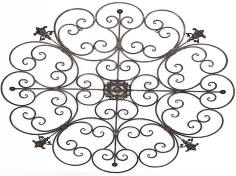 Circolo Fleur Metal Wall Art 93cm V637-06765WAL