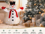Jingle Jollys Christmas Lights 200 LED 175cm Fairy Light Snowman Decorations XMAS-MOT-C-SNOW-WH