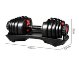 Centra 24kg Adjustable Dumbbell Set Home Gym SP1018-24KG