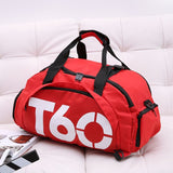 Travel Duffel Bag T60 Duffel Durable Travel Bag Stylish Gym Bag Weekend Bag - Red - Size 45-25-23CM V1106-127-08936-RED-45-25-23CM