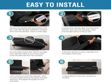 4 Pieces Stretch Futon Covers Sofa Bed Slipcover with Removable Armrests and Cupholders Covers V1258-DP02-F-631