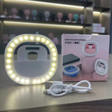 Rechargeable Clip-On Selfie Light For Mobile Phones - Blue V562-C1050583060DBT