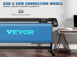Vinyl Cutter, 53inch Vinyl Cutter Plotter with Stand, Adjustable Speed Force for Sign Making Vinyl V952-KZJHSACSK13501K5GV3