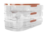 3 Layer Automatic Rolling Egg Storage Box Egg Organizer Egg Storage Container with Lid for V1294-YM0901-3118240203712