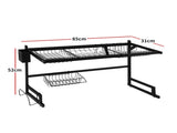 TOQUE Dish Drying Rack Over Sink Steel 85 CM KT0123-85