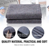 Moving Blankets, 1829 x 1372 mm, 12 kg/dz Weight, 12 Pack, Professional Recycled Cotton Packing V952-DCBYT72X54INR64KOV0