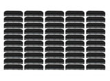 50PCS 10cm Greenhouse Film Clamp Heat Resistant Tube Clip Gardening Frame Pipe Clip for GardenBlack V1294-YM0715-3111210428411