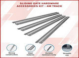 Sliding Gate Hardware Accessories Kit - 4m Track V63-823111
