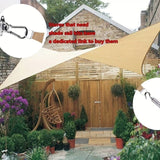 1 Pack Waterproof UV Protective Sun Sail for Garden Terrace Pool and Camping, 2x3M, Beige V1188-MS-325-0998