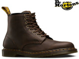 Dr. Martens 1460 8 Up Crazy Horse Leather Boots Shoes - Gaucho Brown V563-11822203-GCH-3