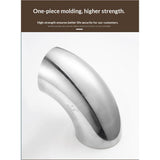 3 Inch 90 Degree 304 Stainless Steel Bend Tube Elbow Pipe for Car Customized Modified V1192-AZ-W-1085