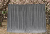 Large Thick Velvet Blockout Curtains 550x 230cm PINCH PLEAT 2 panelHooks Grey V702-V702-CNX9-10