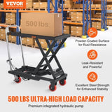 Hydraulic Lift Table Cart, 330lbs Capacity 28.5" Lifting Height, Manual Single Scissor Lift Table V952-DJYYSJPTCHS4JSQNFV0